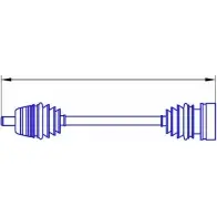 Приводной вал SERCORE 221015 12 19015 IT2EN 2950490