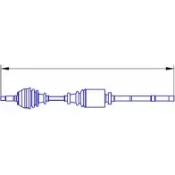 Приводной вал SERCORE A5INWC 2950903 22437 121203 7