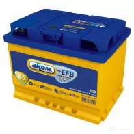Аккумулятор 65 ач обратная 670 а 12 в efb аком + efb 242x175x190 AKOM 4607034731090 1437033750 16OH2 P