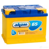 Аккумулятор 65 ач прямая 600 а 12 в Кальциевый [CA/CA] аком 242x175x190 AKOM 4607034730710 74 AZD3 1439694075