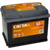Аккумулятор DETA DB620 Bmw 1 (E87) 1 Хэтчбек 5 д 2.0 116 i 122 л.с. 2009 – 2011 562 19 555 59
