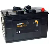 Аккумулятор 110 ач обратная 750 а 12 в Кальциевый [CA/CA] professional 349x175x235 DETA 610 03 DG1102 2970407 610 97