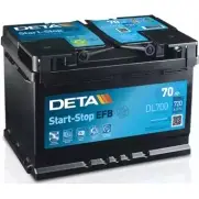 Аккумулятор DETA 3661024025690 DCK ABO Skoda Octavia (A7, 5E5) 3 Универсал 1.6 TDI 115 л.с. 2017 – наст. время DL700