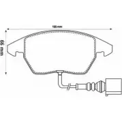 Тормозные колодки, дисковые, комплект STOP 573128S 2975555 X X6CO2 L390K
