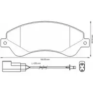 Тормозные колодки, дисковые, комплект STOP 573276S EG2W J 7DQDTX 2975626