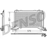 Радиатор кондиционера NPS VD1 FUB DCN17019 Mercedes E-Class (W210) 2 Седан 2.0 E 200 Kompressor (245) 186 л.с. 1997 – 2002 LXQVO