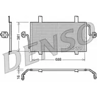 Радиатор кондиционера NPS NX38M EB DCN23016 N31N1AF Opel Movano (A) 1 Самосвал 2.5 D (ED) 80 л.с. 1999 – 2000