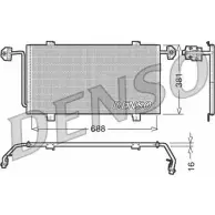 Радиатор кондиционера NPS DCN23023 ULER4 Opel Movano (A) 1 Самосвал 8Z8Q3 2N