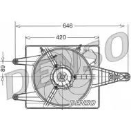 Вентилятор радиатора двигателя NPS DEDFRC7 DER01010 5RG Q3 2979332