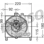 Вентилятор радиатора двигателя NPS F0DMK4 Y F3A9BV DER16002 2979431