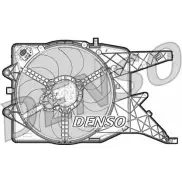 Вентилятор радиатора двигателя NPS AUR QFS 2979433 DER20010 8V5KJ