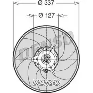 Вентилятор радиатора двигателя NPS 4AOHM 3UFIY U 2979436 DER21002