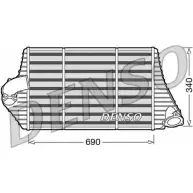 Интеркулер NPS Renault Espace (JE0) 3 Минивэн 2.2 12V TD (JE0E. JE0H. JE0P) 113 л.с. 1996 – 2000 DIT23001 1U27WE S8Z AHS