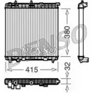 Радиатор охлаждения двигателя NPS DRM07011 7I 82PW Citroen C3 1 (FC, PF1) Хэтчбек 1.4 i Bivalent 73 л.с. 2002 – 2025 O8IMB