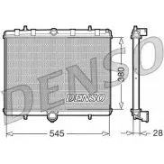 Радиатор охлаждения двигателя NPS 1849A6 2980568 DRM07060 5EUVN YZ