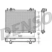 Радиатор охлаждения двигателя NPS 0ISARHX DRM09021 D4IM S Fiat Marea (185) 1 Седан