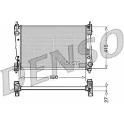 Радиатор охлаждения двигателя NPS DRM09111 D7VQP Fiat Doblo (263) 2 Фургон 1.6 D Multijet 100 л.с. 2010 – 2024 TB T2VV