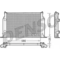 Радиатор охлаждения двигателя NPS DRM09122 Fiat Stilo (192) 1 Универсал 1.9 D Multijet 120 л.с. 2005 – 2008 IGC9E 8I8 KRY