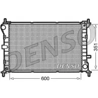 Радиатор охлаждения двигателя NPS Ford Focus 1 Хэтчбек 1.6 16V Flexifuel 102 л.с. 2002 – 2004 DRM10051 4T5X8 CF T96W5