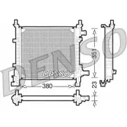 Радиатор охлаждения двигателя NPS 0UIC YYK DRM10061 YHKU6T8 Ford KA 1 (CCQ, RB) Хэтчбек 1.3 i 70 л.с. 2002 – 2008