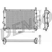 Радиатор охлаждения двигателя NPS F9PD9 6 CJT9JJ 2980695 DRM10070