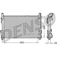 Радиатор охлаждения двигателя NPS DRM17013 BLUO0E Mercedes B-Class FCS ON2