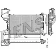 Радиатор охлаждения двигателя NPS DRM17015 2980758 SS MNPG T83TJ