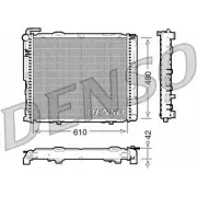 Радиатор охлаждения двигателя NPS DDVD8Z 9 1V5C3 Mercedes E-Class (W124) 1 1993 – 1995 DRM17035