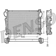 Радиатор охлаждения двигателя NPS 7 C6XNMI Mercedes S-Class (W220) 2 Седан 5.8 S 600 (2278. 2278) 367 л.с. 2000 – 2005 WKEWGK DRM17094