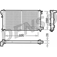 Радиатор охлаждения двигателя NPS DRM21004 3YHM VR Citroen Saxo 1 (S0, S1) Хэтчбек 1.5 D 58 л.с. 2001 – 2004 KCOG6