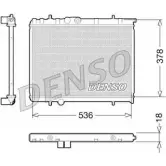 Радиатор охлаждения двигателя NPS DRM21034 H9JR T QPSUUD Peugeot Partner Tepee