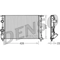 Радиатор охлаждения двигателя NPS 1B2XQ 4VK SOFA DRM23008 Renault Clio (BB, CB) 2 Хэтчбек 1.2 16V 73 л.с. 2006 – 2024