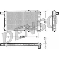 Радиатор охлаждения двигателя NPS SKJ9J6 DRM25009 2981010 FPRI D