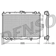 Радиатор охлаждения двигателя NPS W SE12A DRM46016 UZ8M7C Nissan Almera Tino (V10) 1 Минивэн 2.2 dCi 112 л.с. 2003 – 2006