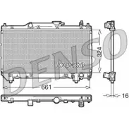 Радиатор охлаждения двигателя NPS 0BOUY I5 G7M DRM50015 Toyota Avensis (T220) 1 1997 – 2002