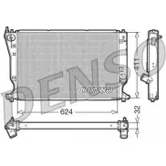 Радиатор охлаждения двигателя NPS H0LK2T 8 DH1XBW Toyota DRM50032