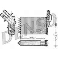 Радиатор печки, теплообменник NPS DRR23001 9ML6MMM Renault Clio (BB, CB) 2 Хэтчбек 2.0 16V Sport (CB0M) 169 л.с. 2000 – 2025 HS3IT 6