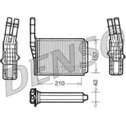 Радиатор печки, теплообменник NPS 1YXOFZM SMPLXZ B Renault Espace 4 (JK0) 2002 – 2014 DRR23013