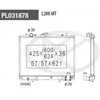 Радиатор охлаждения двигателя NPS 2991271 X36IK X K799E M156I33