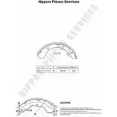Тормозные колодки, комплект NPS CVB 5I 2993139 IW4HDT M350A16