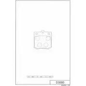 Тормозные колодки, дисковые, комплект NPS U HP4E 2993236 M360A04 DHJ2T