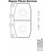 Тормозные колодки, дисковые, комплект NPS M360A29 AH N5S 2993261 W8NPL