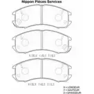 Тормозные колодки, дисковые, комплект NPS 2993263 E87FWU M360A31 9J7 IAQ