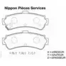 Тормозные колодки, дисковые, комплект NPS SOT0 JB8 HFIUQ N361N66 2999880