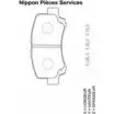 Тормозные колодки, дисковые, комплект NPS S360I17 TWR7V1 58GQ8 W 3005150