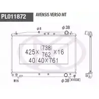 Радиатор охлаждения двигателя NPS DB4 KH6 1AIU4XH T156A125 3007814