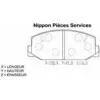Тормозные колодки, дисковые, комплект NPS 3010123 I JJIL4 IQKI92S T360A28