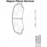 Тормозные колодки, дисковые, комплект NPS 3010201 EKC QZK Z4L6LO9 T361A07
