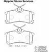Тормозные колодки, дисковые, комплект NPS 3010220 T361A24 0RA A8 P4RASS