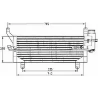Радиатор кондиционера FISPA VL6F4 11.2013 3018219 E1 OWOP